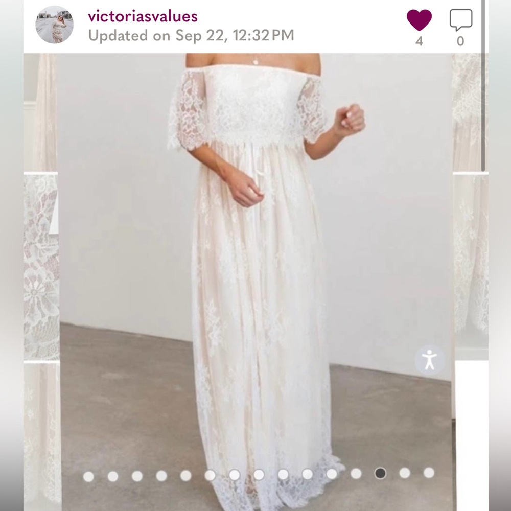 White lace Baltic Born Dress